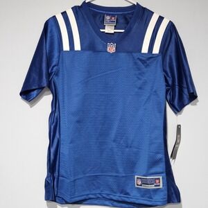 Pro Line Indianapolis Colts Women's Blank Jersey‎ Size S Blue White